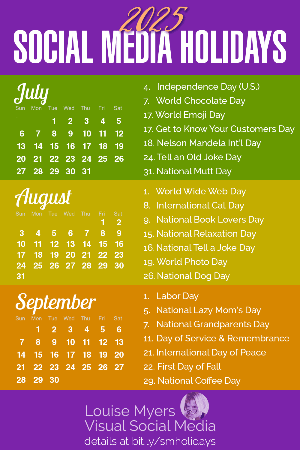 100 Social Media Holidays You Need In 2025 26 Indispensable LouiseM
