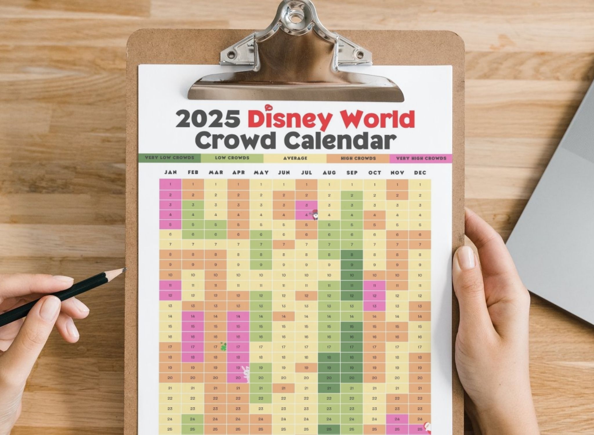 Disney Crowd Calendar November 2025