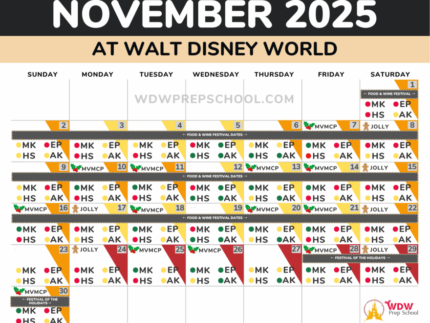 2025 2026 Disney World Crowd Calendar best Times To Go