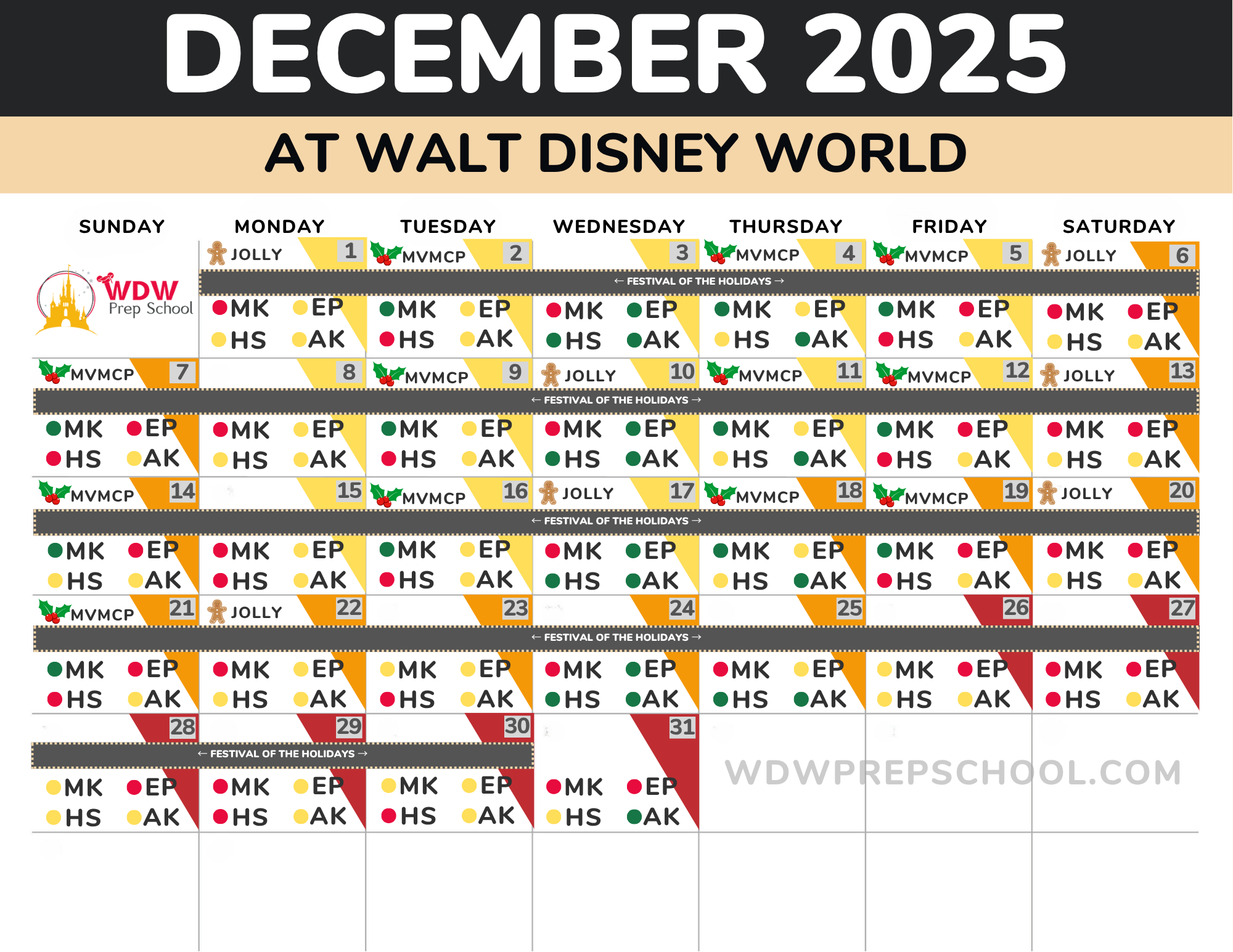 2025 2026 Disney World Crowd Calendar best Times To Go 