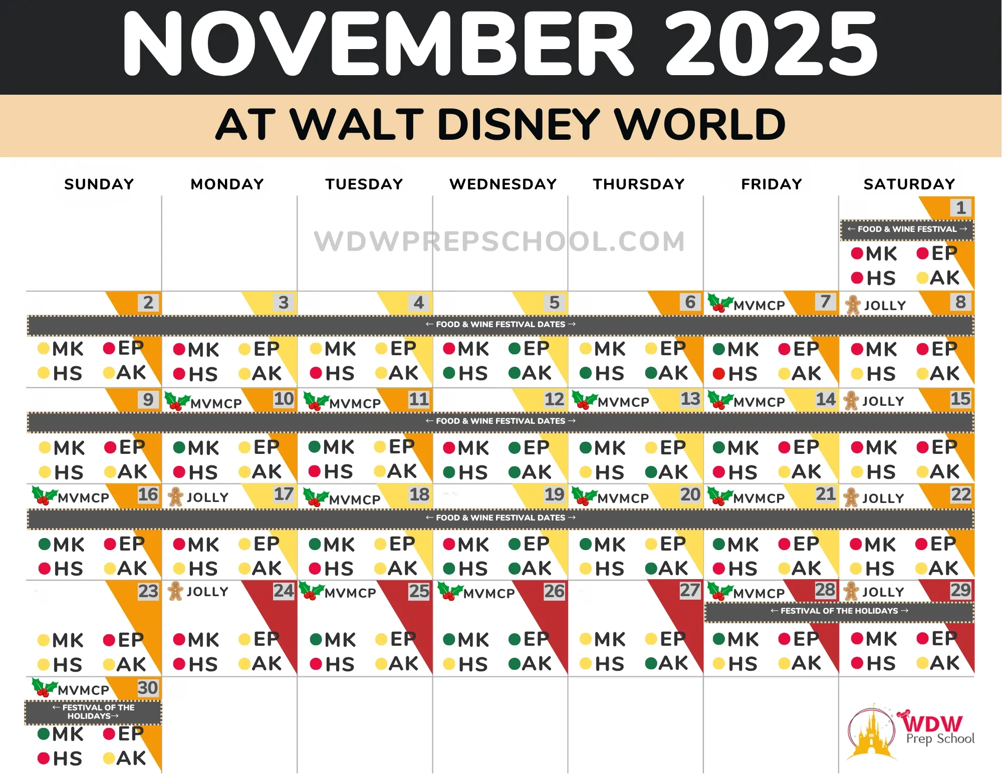 2025 2026 Disney World Crowd Calendar best Times To Go 