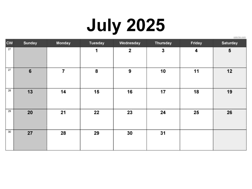 2025 Calendar Monthly Calendars With Calendar Maker PDF Excel And Image File Free Download And Printable