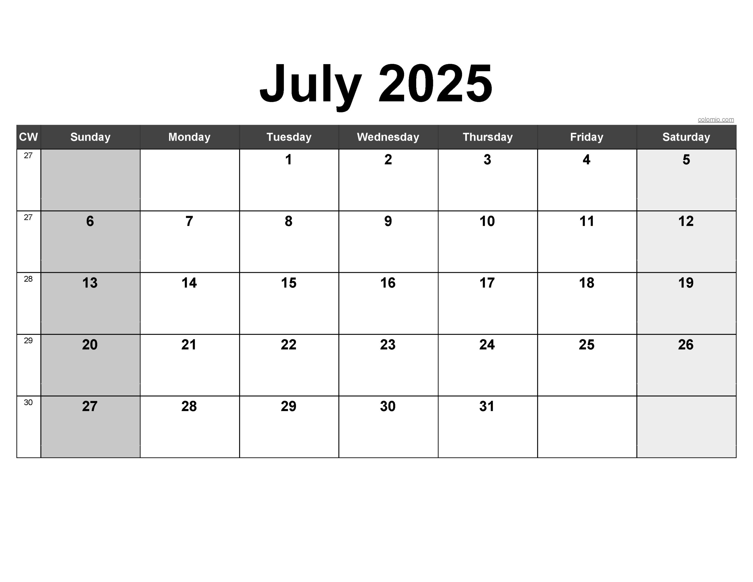 2025 Calendar Monthly Calendars With Calendar Maker PDF Excel And Image File Free Download And Printable