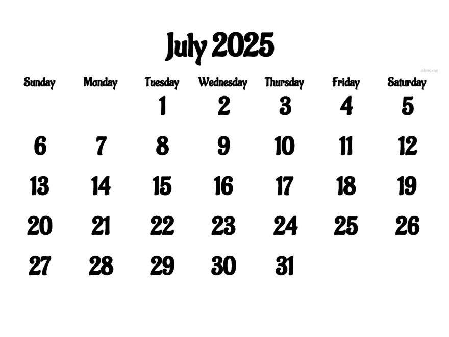 2025 Calendar Monthly Calendars With Calendar Maker PDF Excel And Image File Free Download And Printable