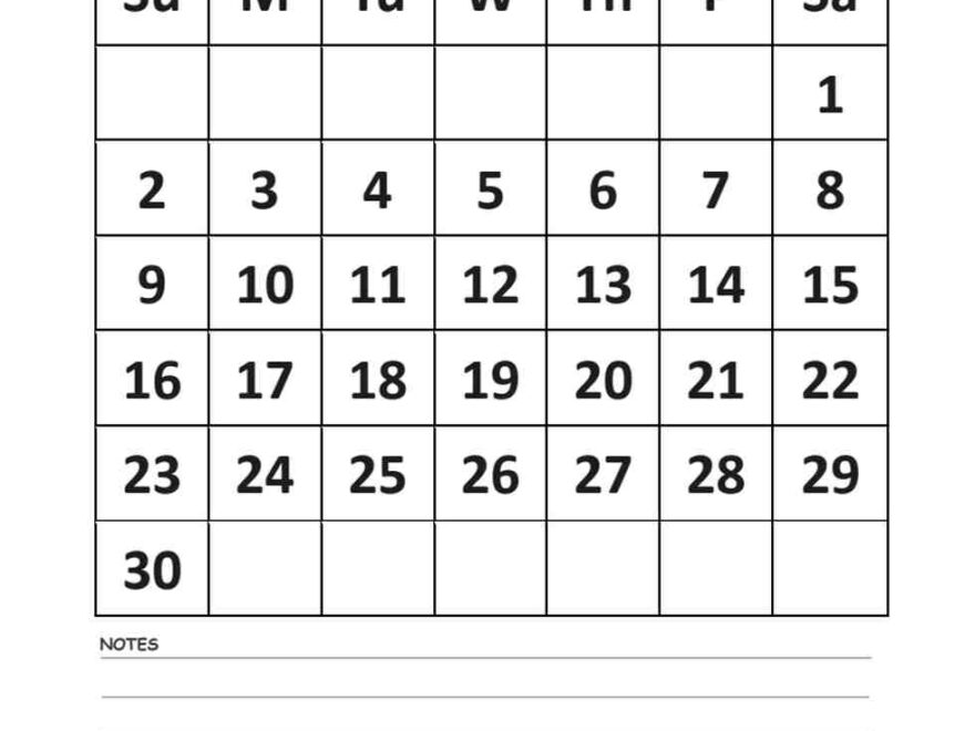 2025 Calendar November Printable