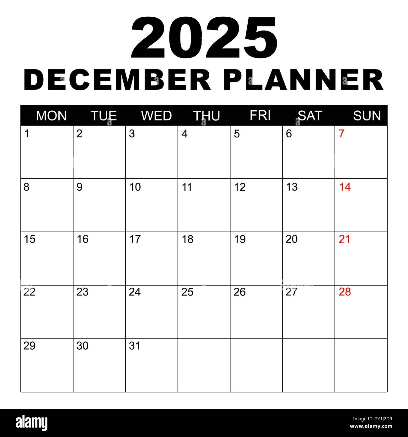 Printable Calendar For December 2025