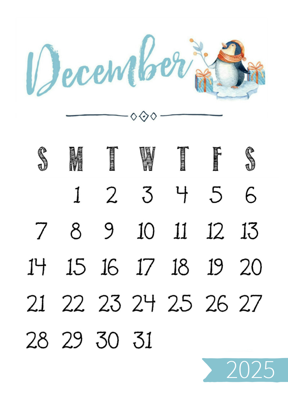 2025 Calendar Printable Clean And Scentsible
