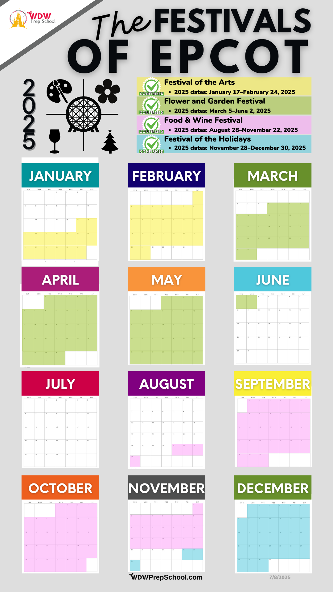 2025 Complete Guide To The Epcot Festivals calendar Tips FAQs 