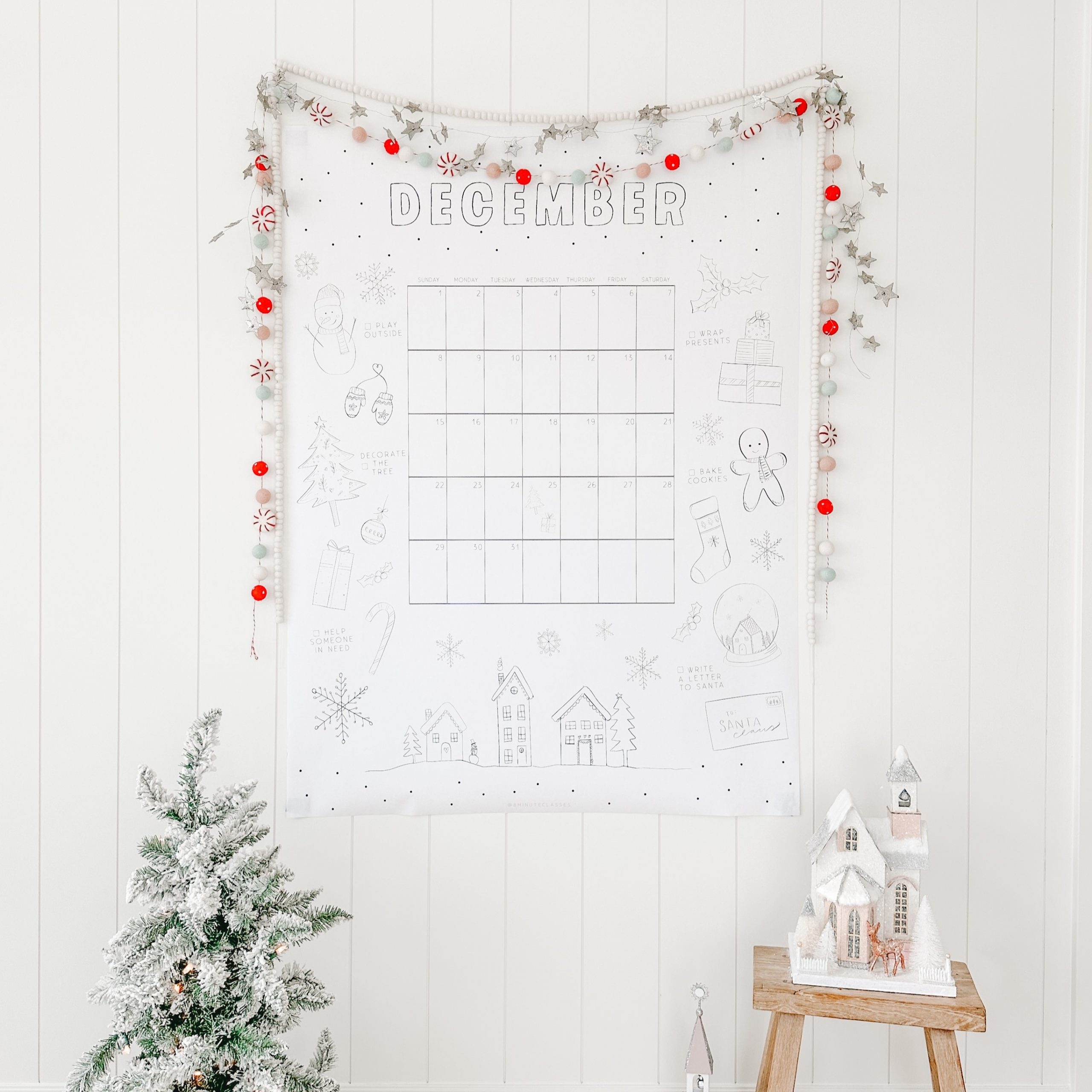 2025 December Calendar 8 Minute Classes