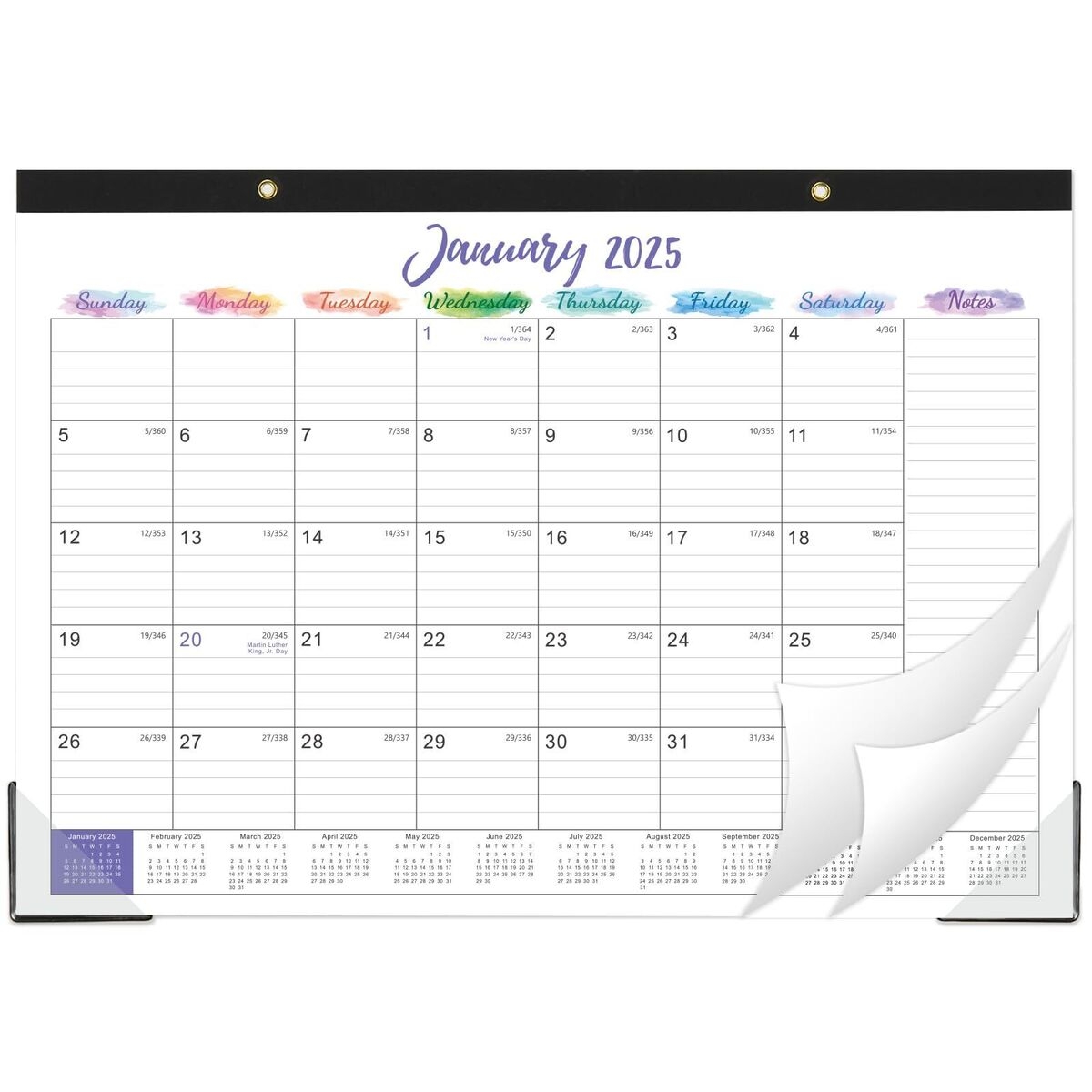 2025 Desk Calendar 2025 Calendar From January 2025 December 2025 12 Month EBay
