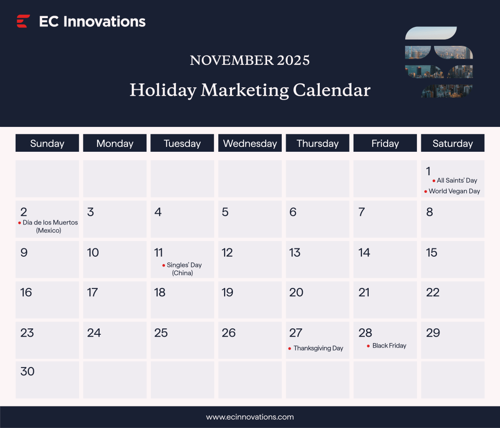 Calendar November 2025 With Holidays