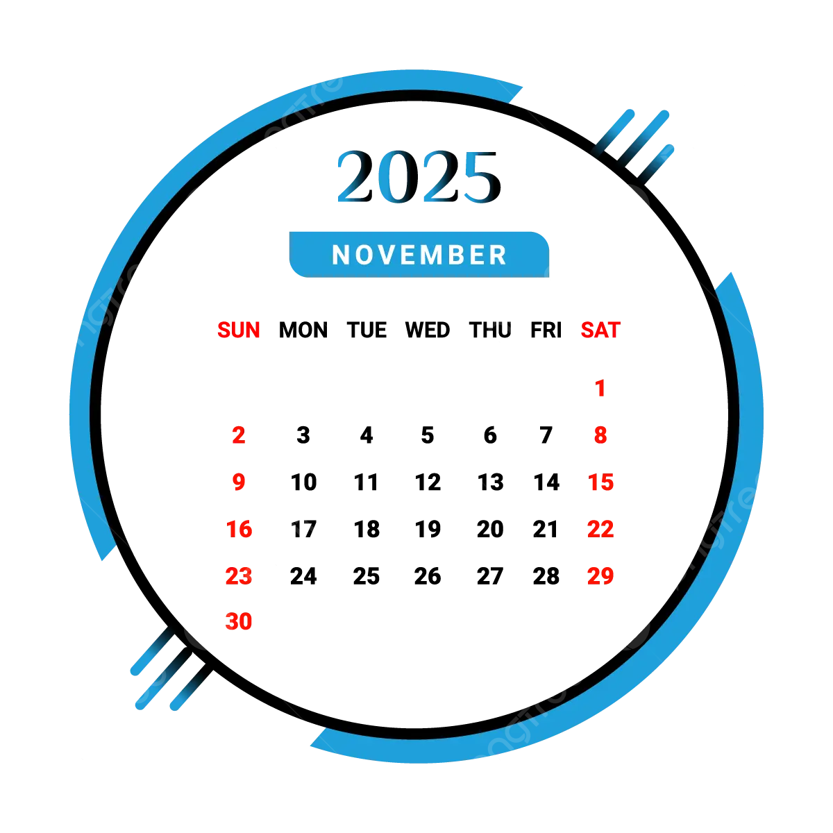 Free Calendar November 2025