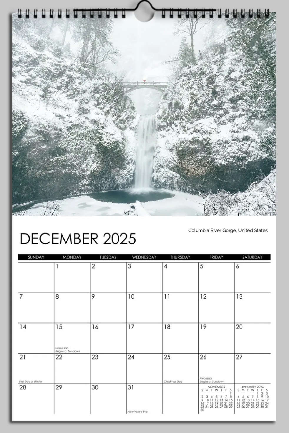 Free December 2025 Printable Calendar