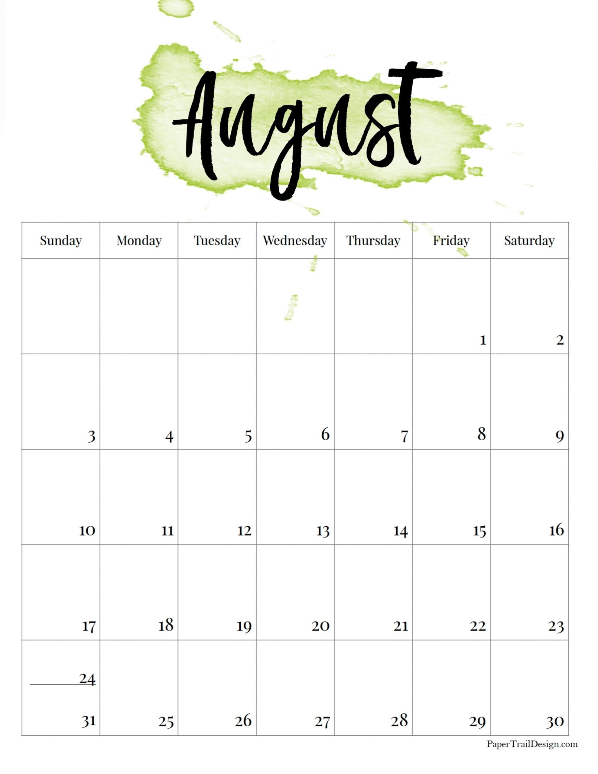 2025 August And September Calendar