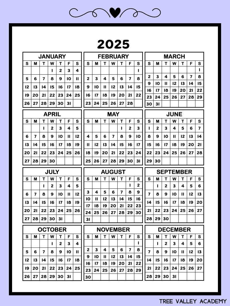 September Calendar Free Printable 2025