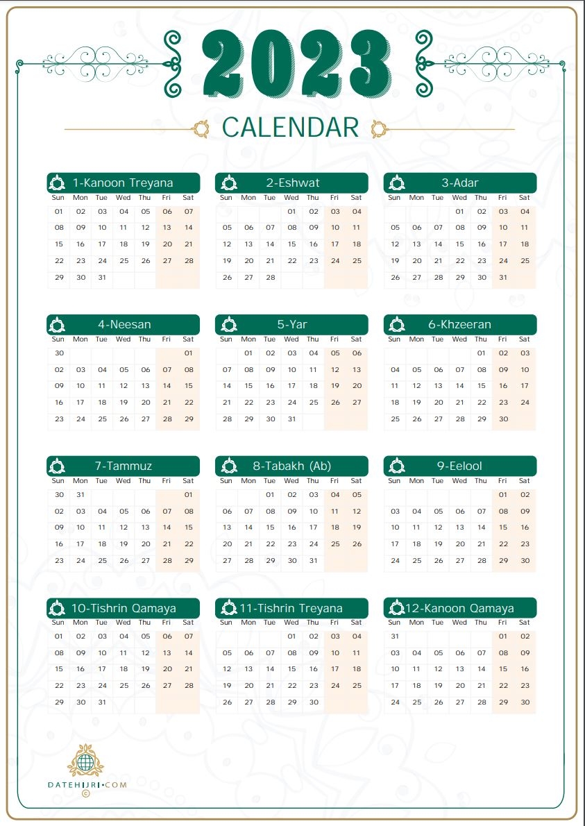 2026 Calendar Printable