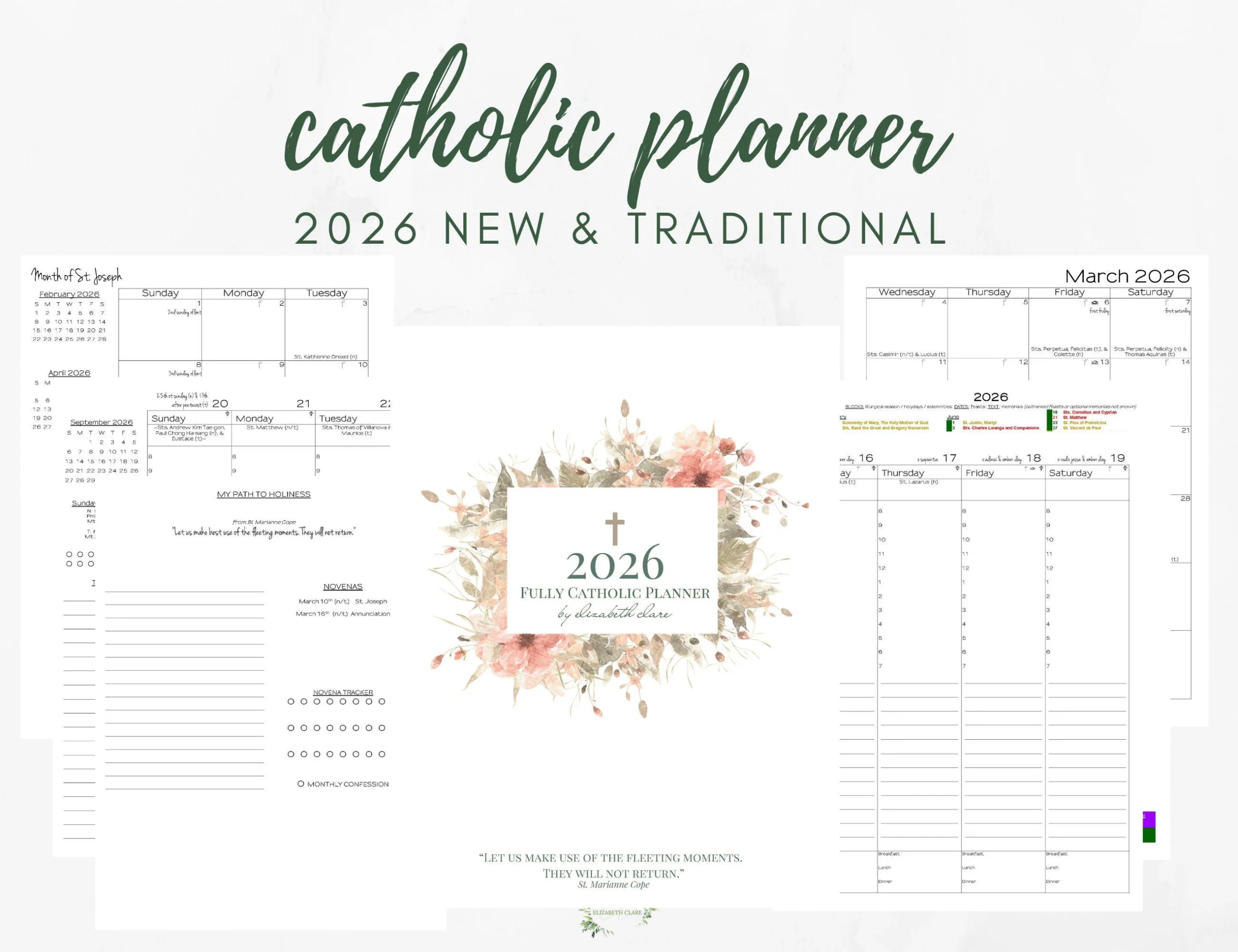 Printable Catholic Calendar 2026