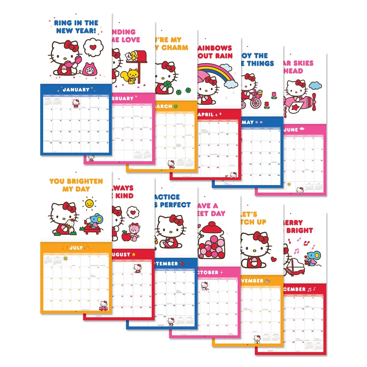 Hello Kitty Calendar 2026 Printable