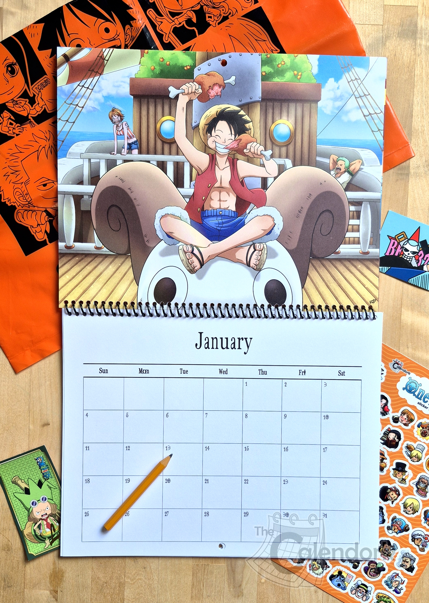 Printable Anime Calendar 2026