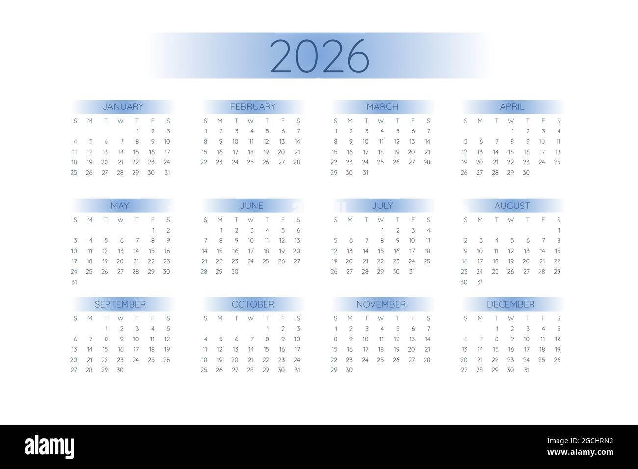 Printable Pocket Calendar 2026