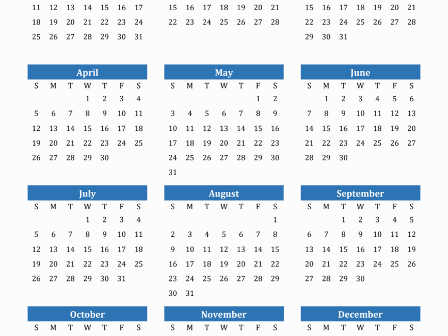 2026 Yearly Calendar Templates With Monday Start