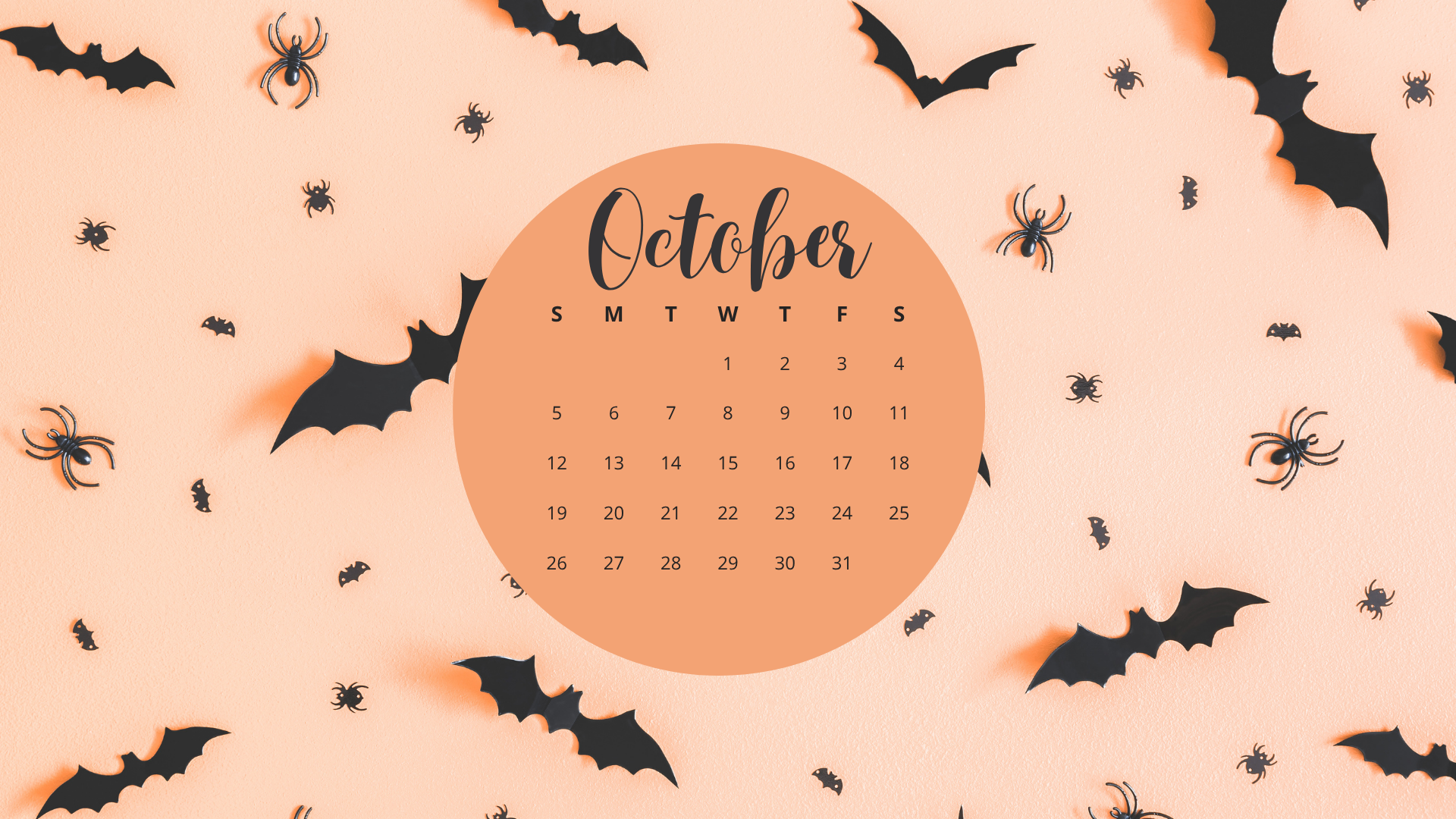 30 Free October 2025 Desktop Calendar Backgrounds EASY DOWNLOAD 