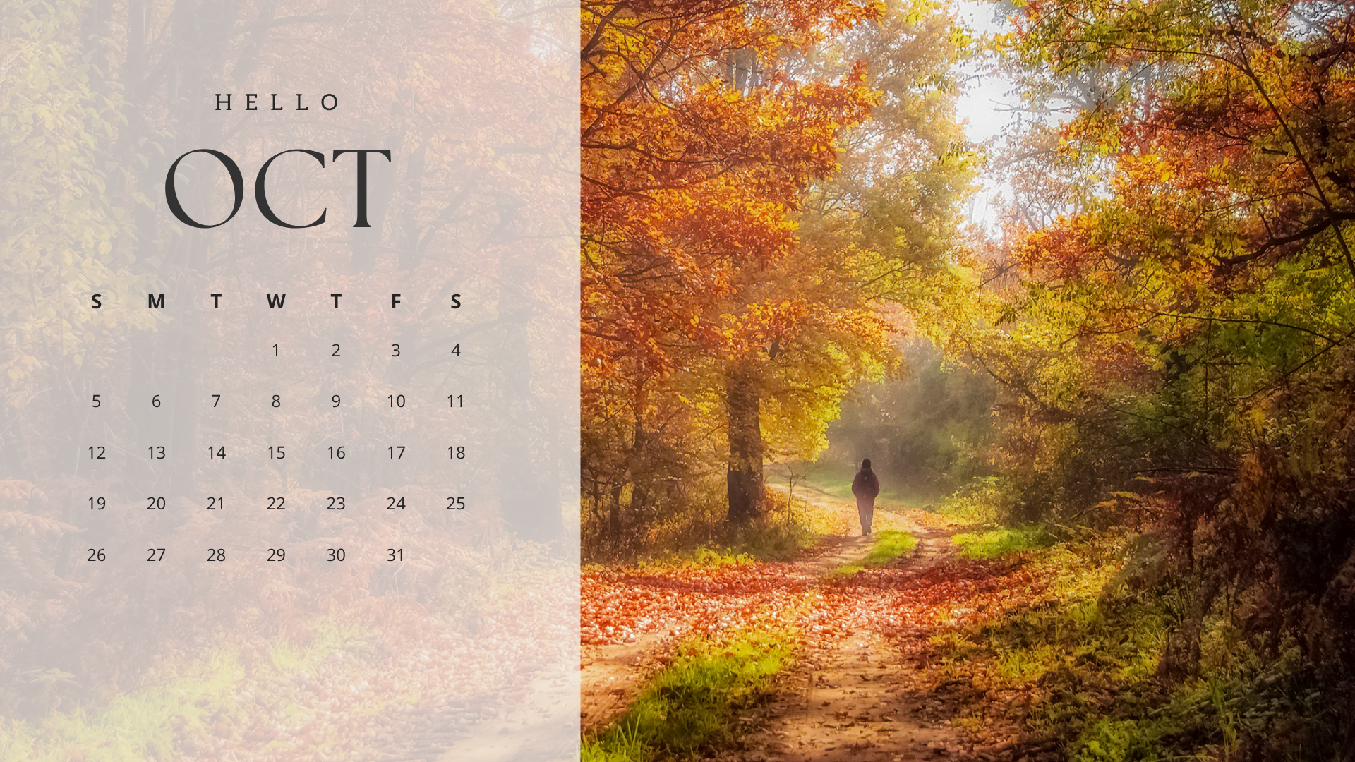 30 Free October 2025 Desktop Calendar Backgrounds EASY DOWNLOAD 