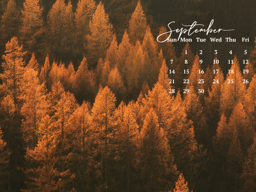30 Free September 2025 Desktop Calendar Backgrounds EASY DOWNLOAD