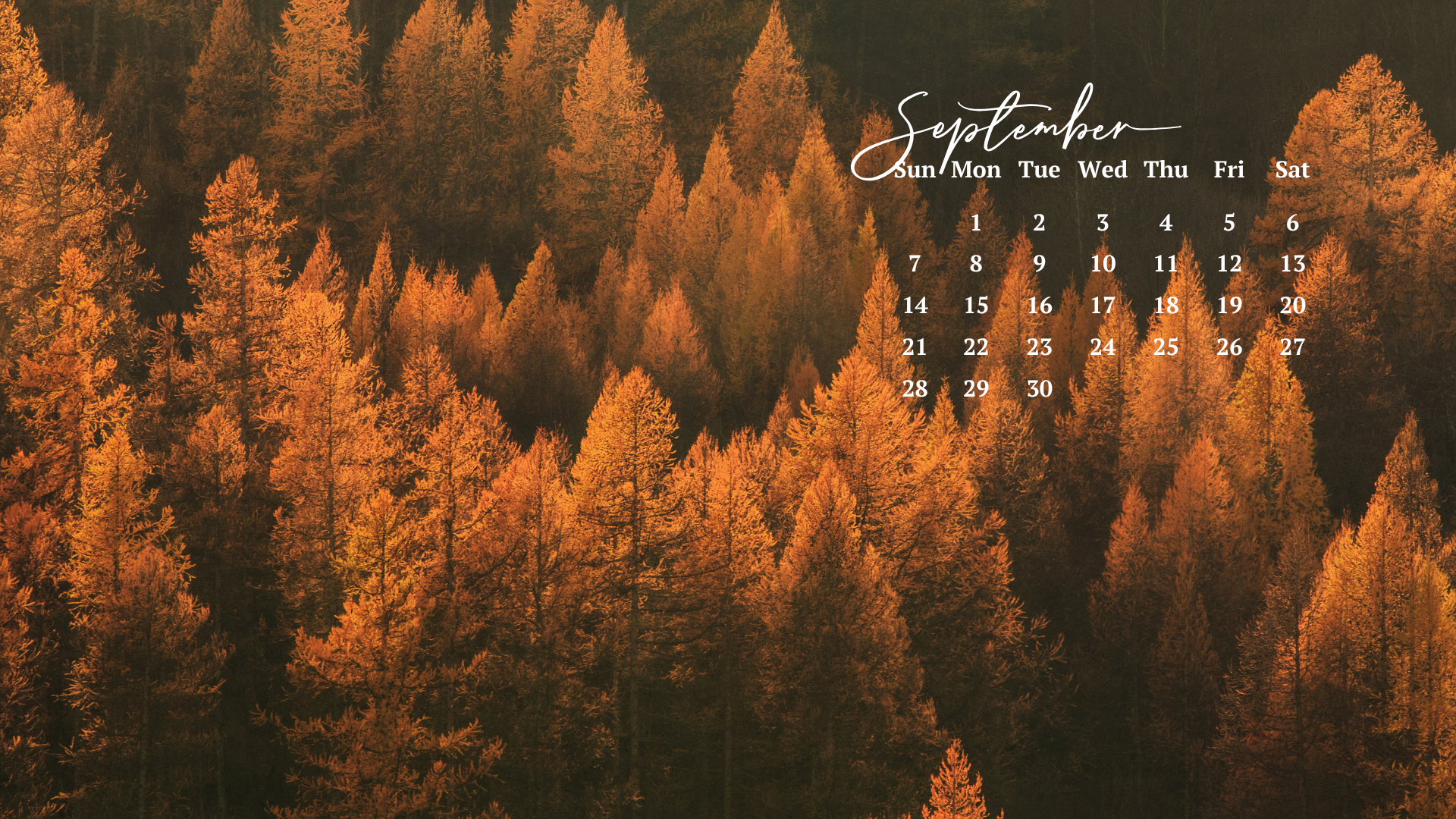 30 Free September 2025 Desktop Calendar Backgrounds EASY DOWNLOAD 