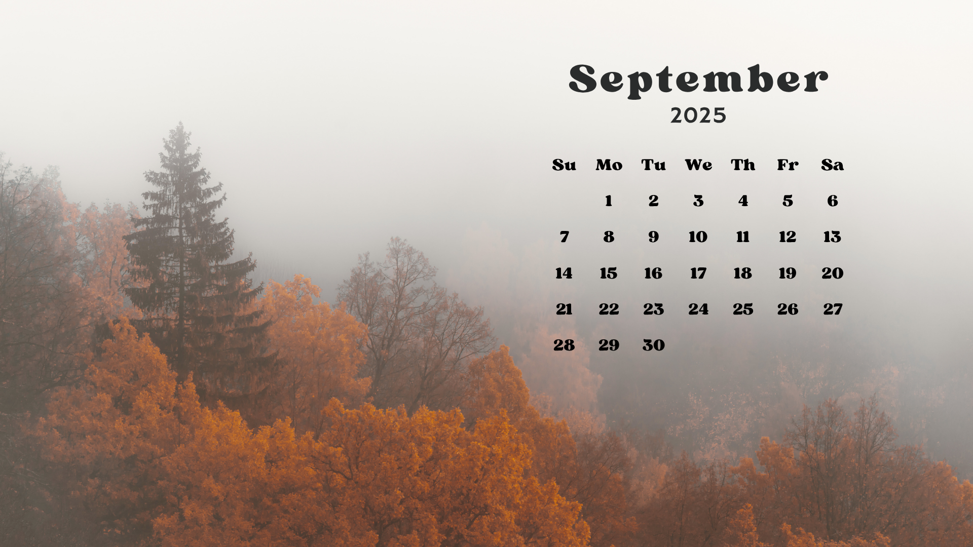 30 Free September 2025 Desktop Calendar Backgrounds EASY DOWNLOAD 