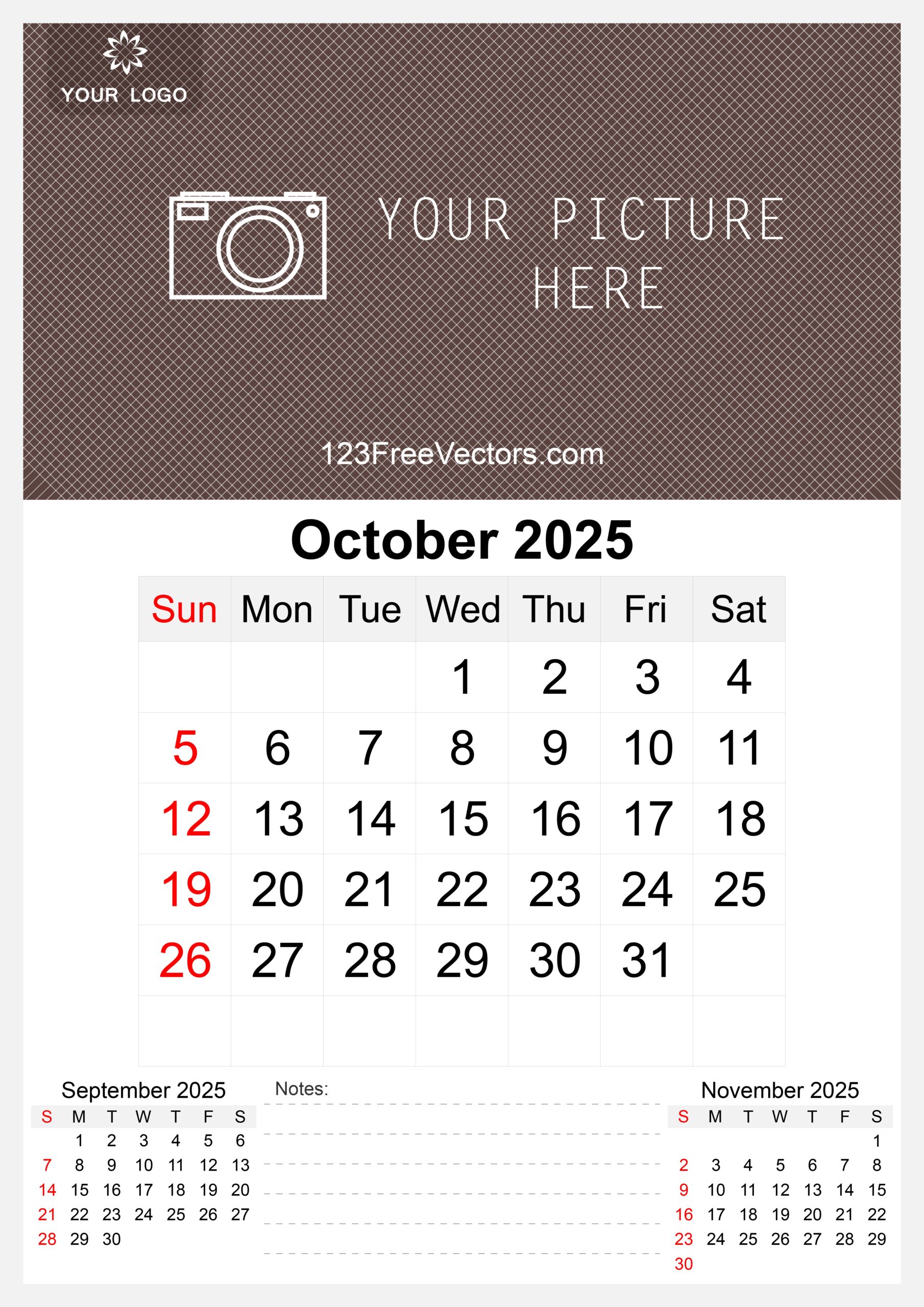 50 October Calendar Template Free Vectors Photos Artwork Images 123Freevectors