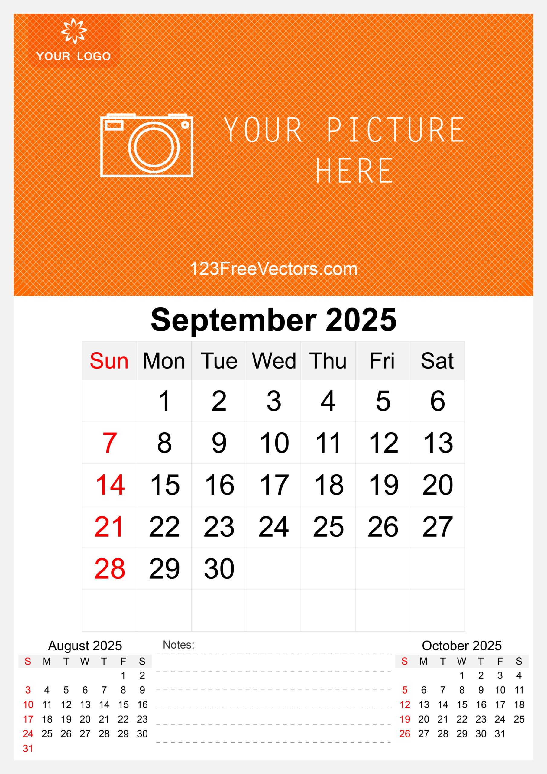 60 2025 Wall Calendar Free Vectors Photos Artwork Images 123Freevectors