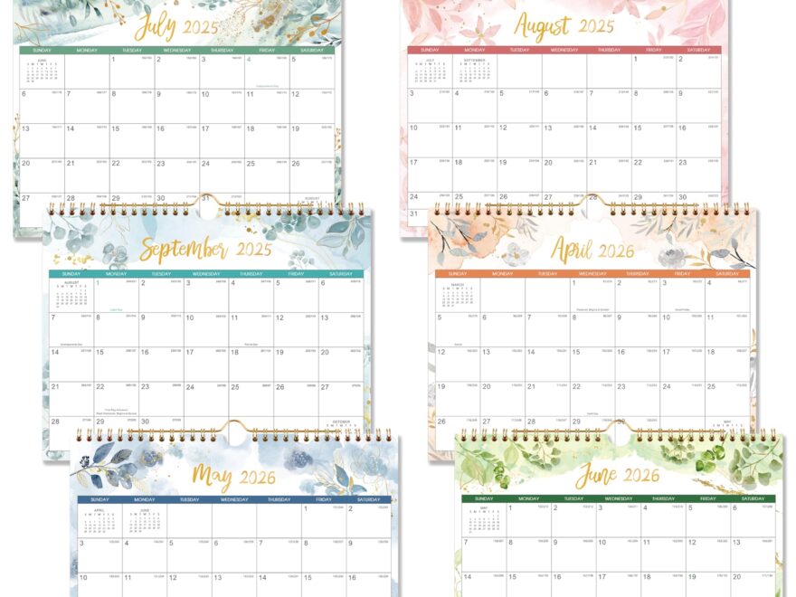 Amazon 2025 2026 Calendar Wall Calendar 2025 2026 From Jul 2025 Dec 2026 18 Monthly Calendar With Julian Date Twin Wire Binding Great For Home Office 8 5 11 Office Products