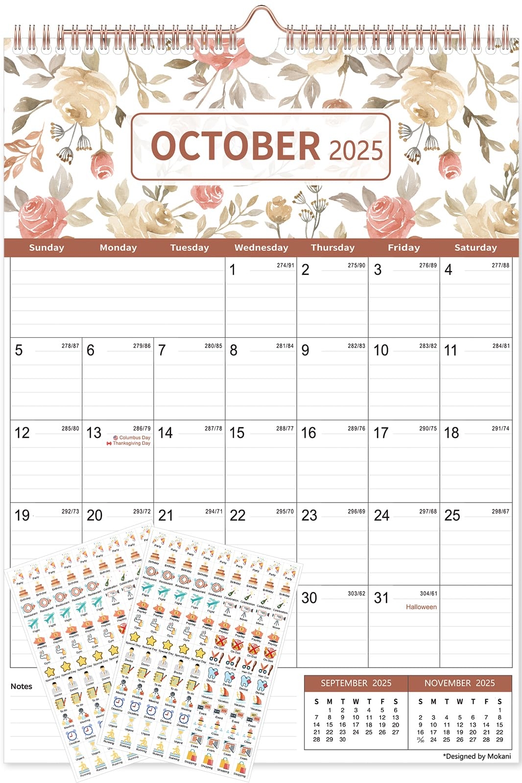 Large October 2025 Calendar