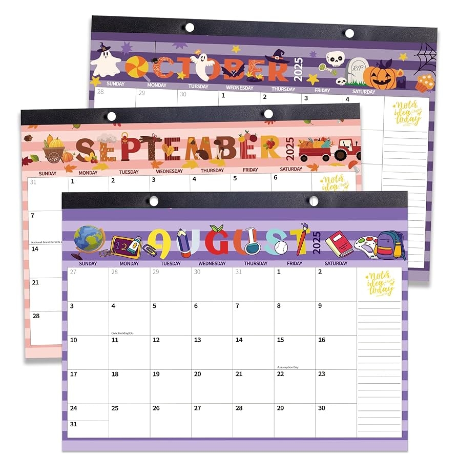 Amazon 2025 Desk Calendar Wall Calendars Large 17 X 12 July 2025 December 2026 Monthly Planner Desktop Months Planning Organizing For Home School Office Holiday Doodle Office Products