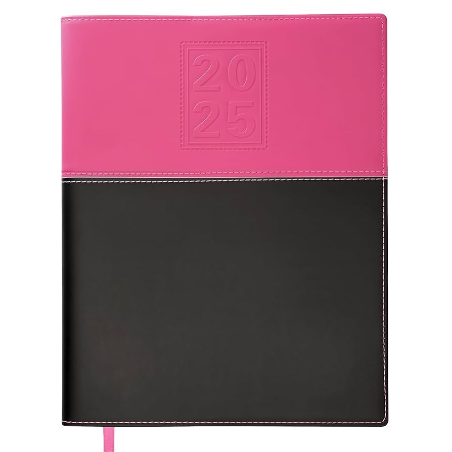 Amazon 2025 Planner Calendar 8 x10 Includes 14 Months November 2024 December 2025 2025 Weekly Planner Weekly Agenda Monthly Calendar Organizer Pink Black Office Products