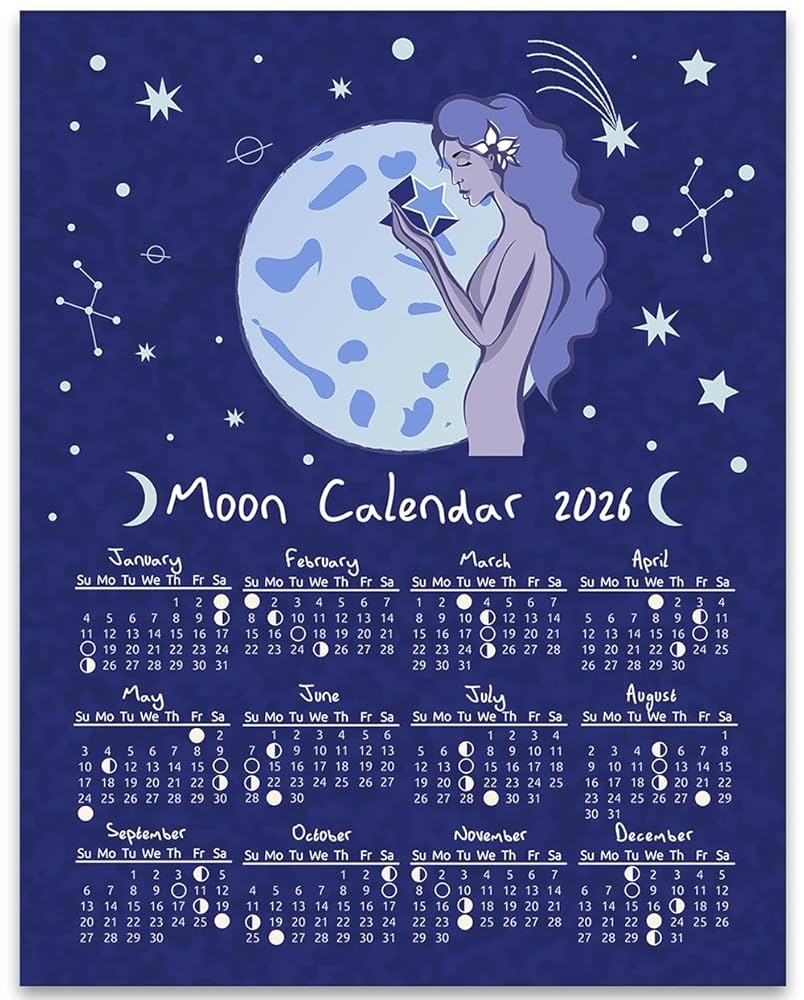 Printable Astrology Calendar 2026