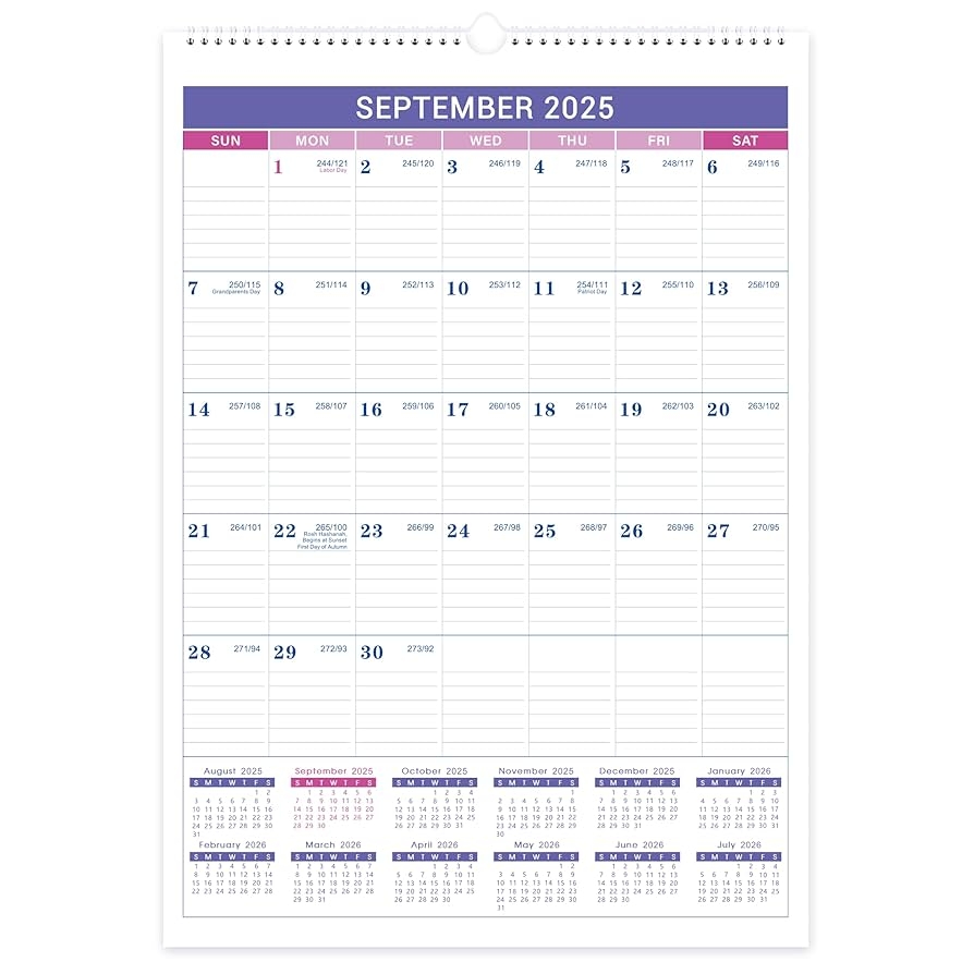 September 2025 Month Calendar