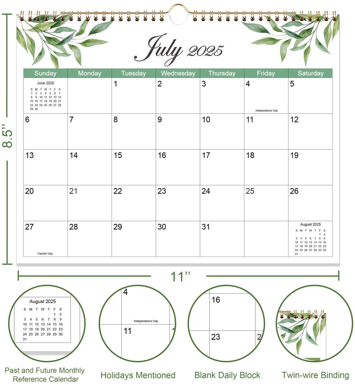 Blank Calendar 2025 December