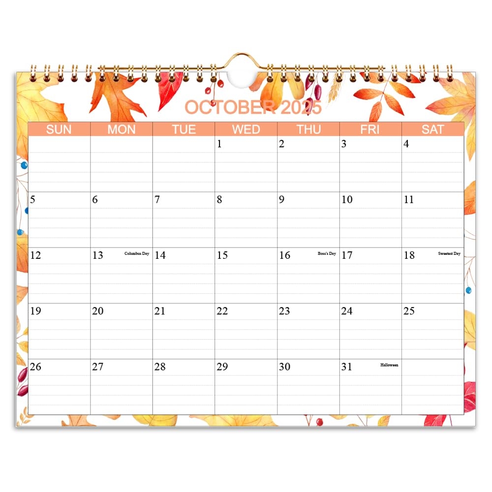 Amazon Calendar 2025 2026 Wall Calendar From Aug 2025 To Dec 2026 Monthly Calendar With 140gsm Thick Paper For Planning And Organizing For Home Or Office 8 5 X 11 In Wall Calendar 2025 2026 Office Products