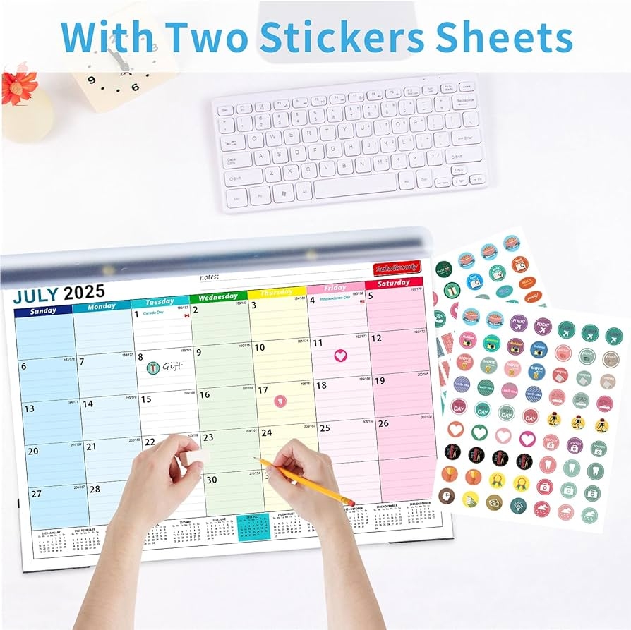 Waterproof Calendar October 2025