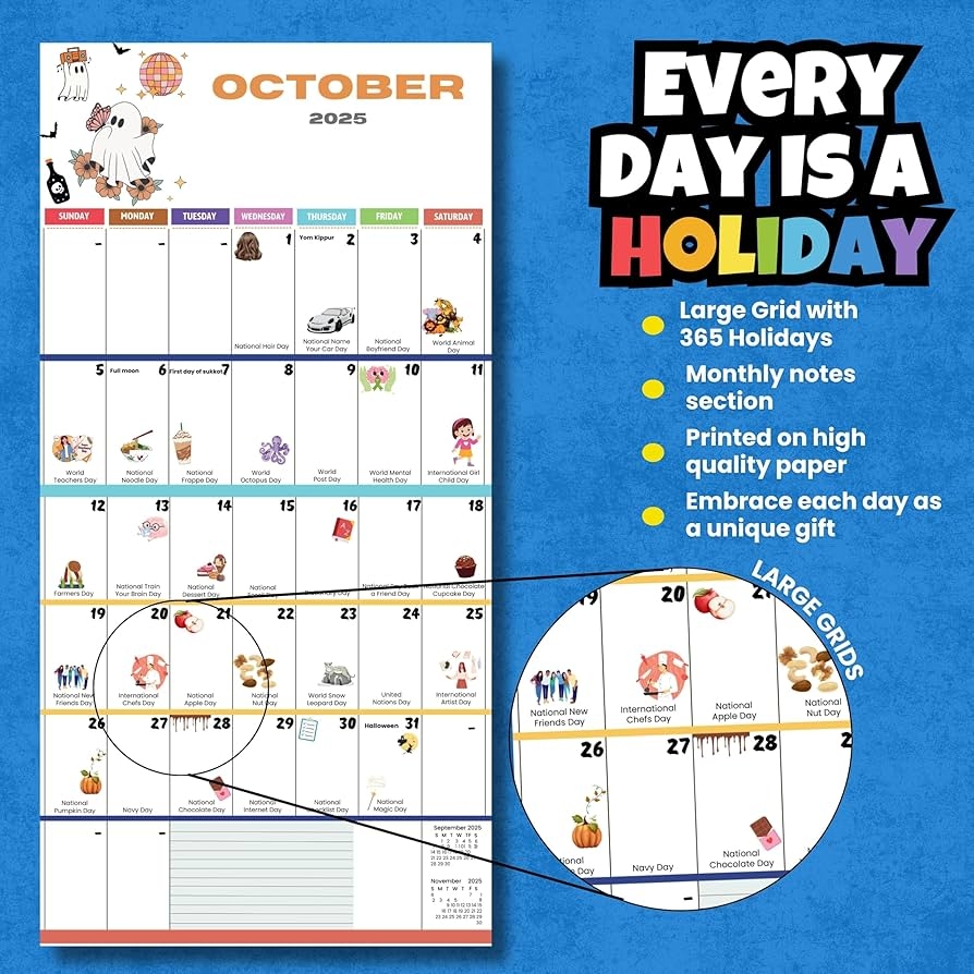 2025 October Calendar With Holidays