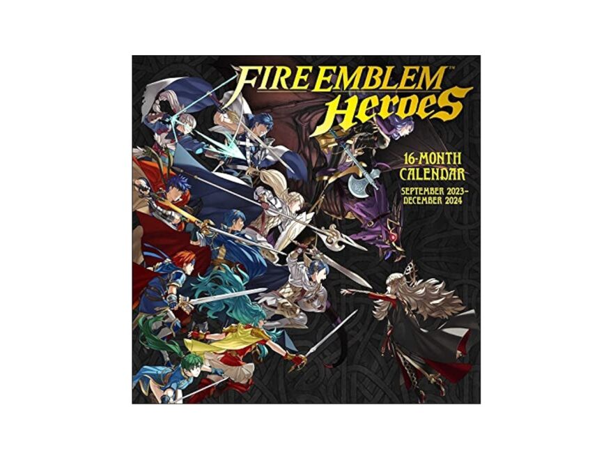Amazon Fire Emblem 16 month September 2023 December 2024 Wall Calendar 9781419770012 Nintendo Books