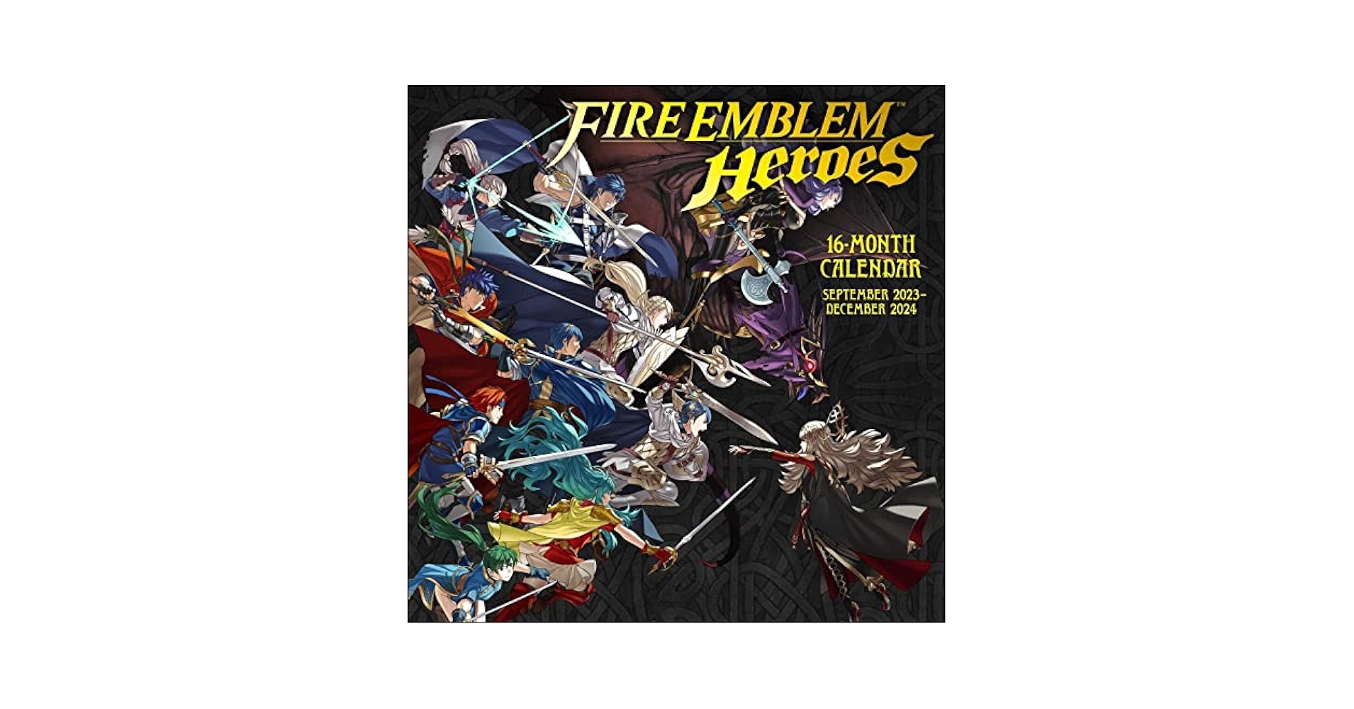 Amazon Fire Emblem 16 month September 2023 December 2024 Wall Calendar 9781419770012 Nintendo Books