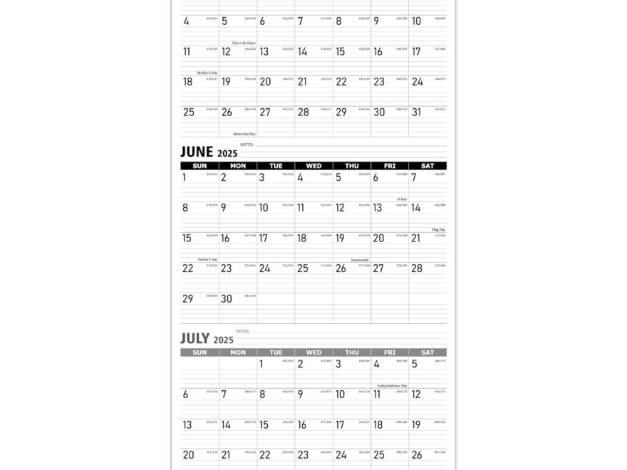 Amazon GuassLee Wall Calendar 2025 12 Month Wall Calendar 2025 2026 Vertical Runs From Jun 2025 To May 2026 26 x12 Large Monthly Planner Wall With Big Numbers For Home Office Planning Scheduling Office Products