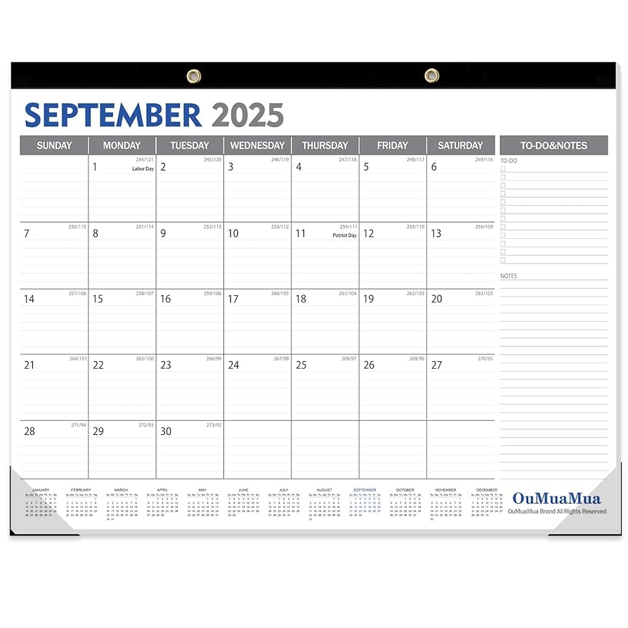 September 2025 Desktop Calendar