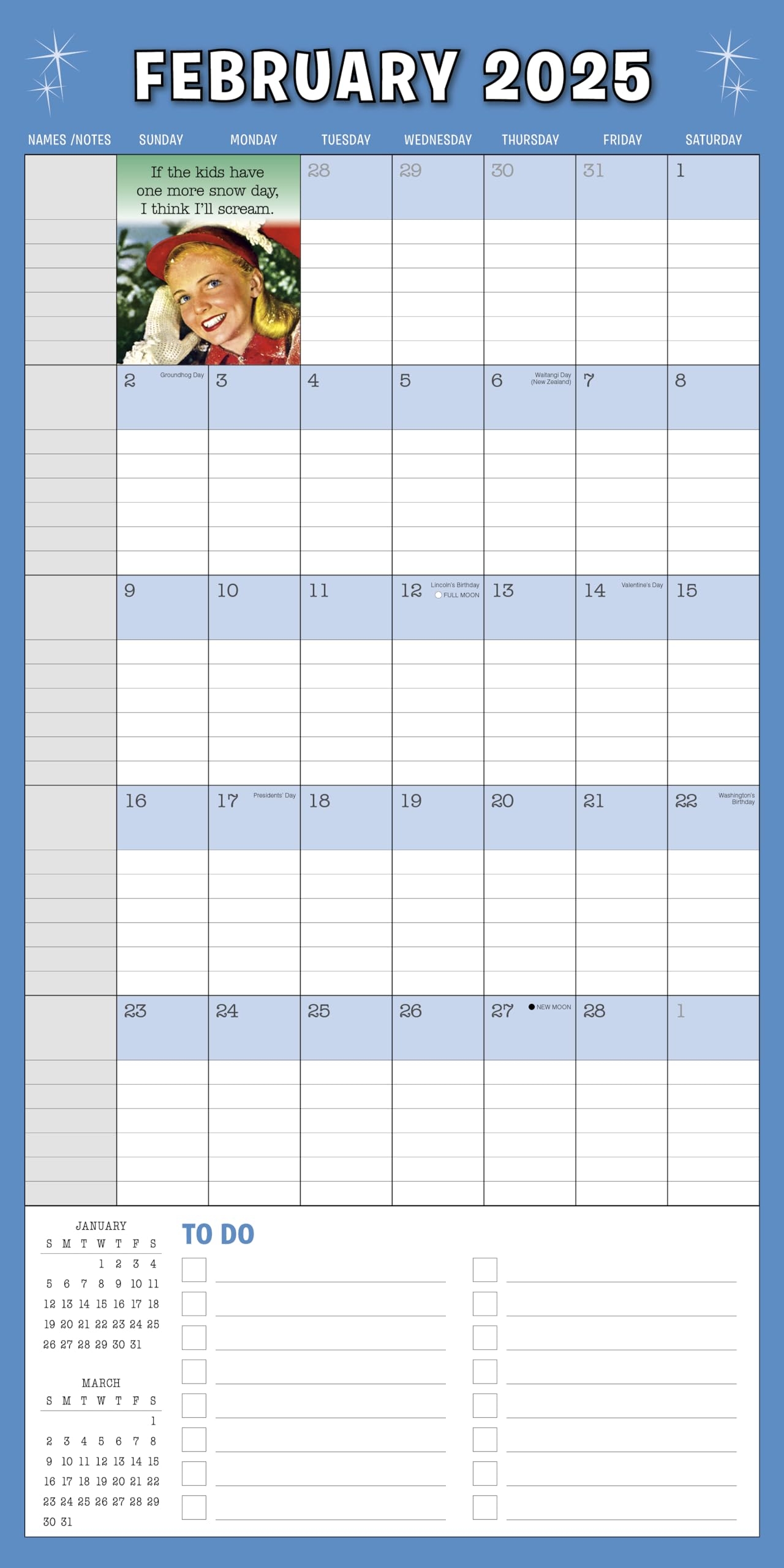 August-December 2025 Calendar Template