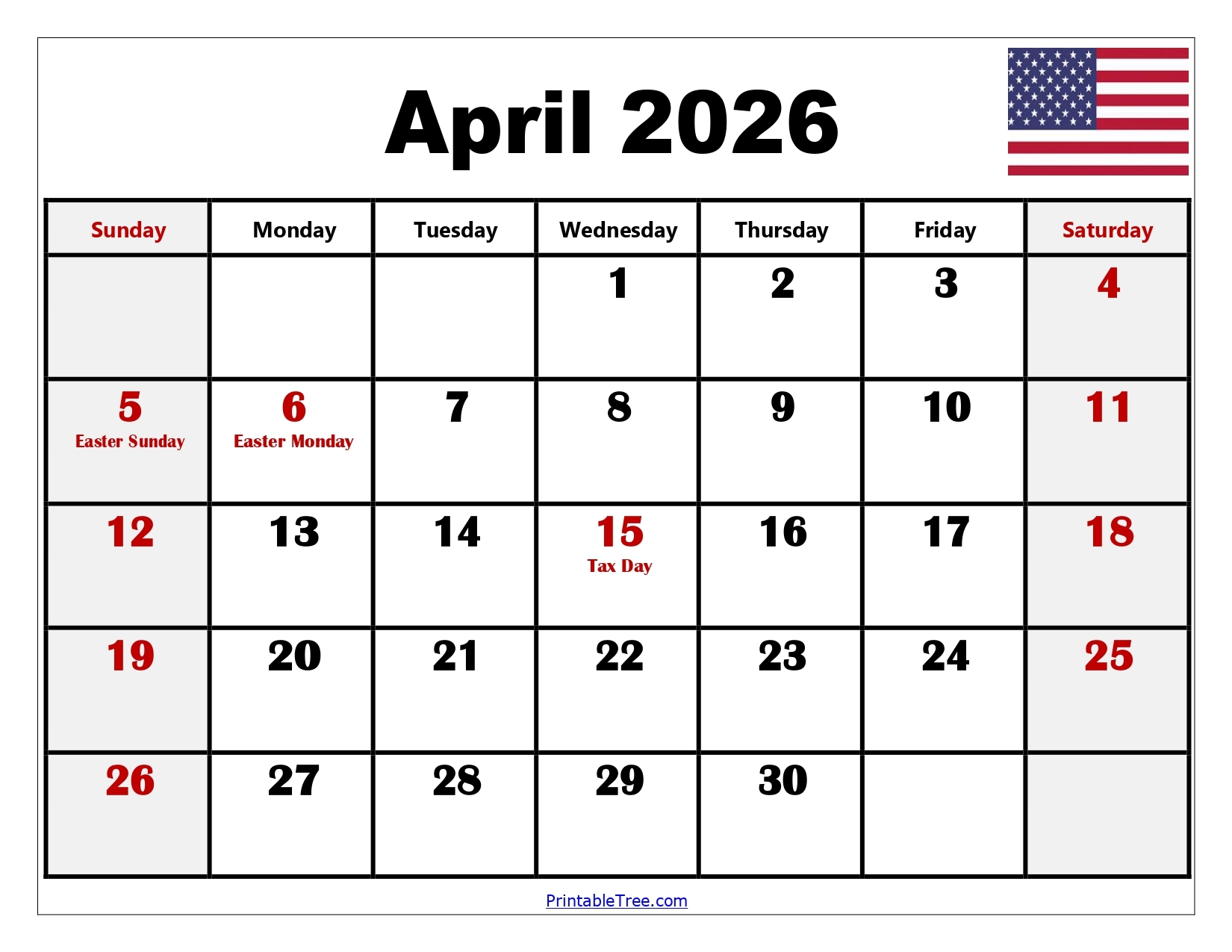 Easter Julian Calendar 2026