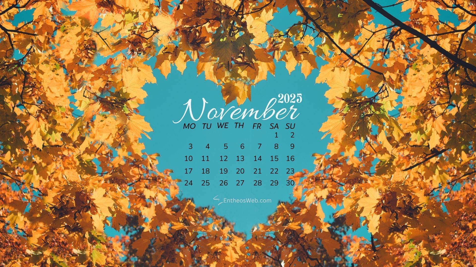Calendar Wallpaper November 2025