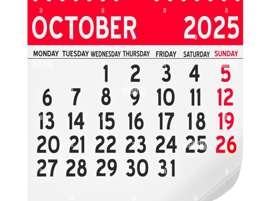 Calendar October 2025 Hi res Stock Photography And Images Page 2 Alamy